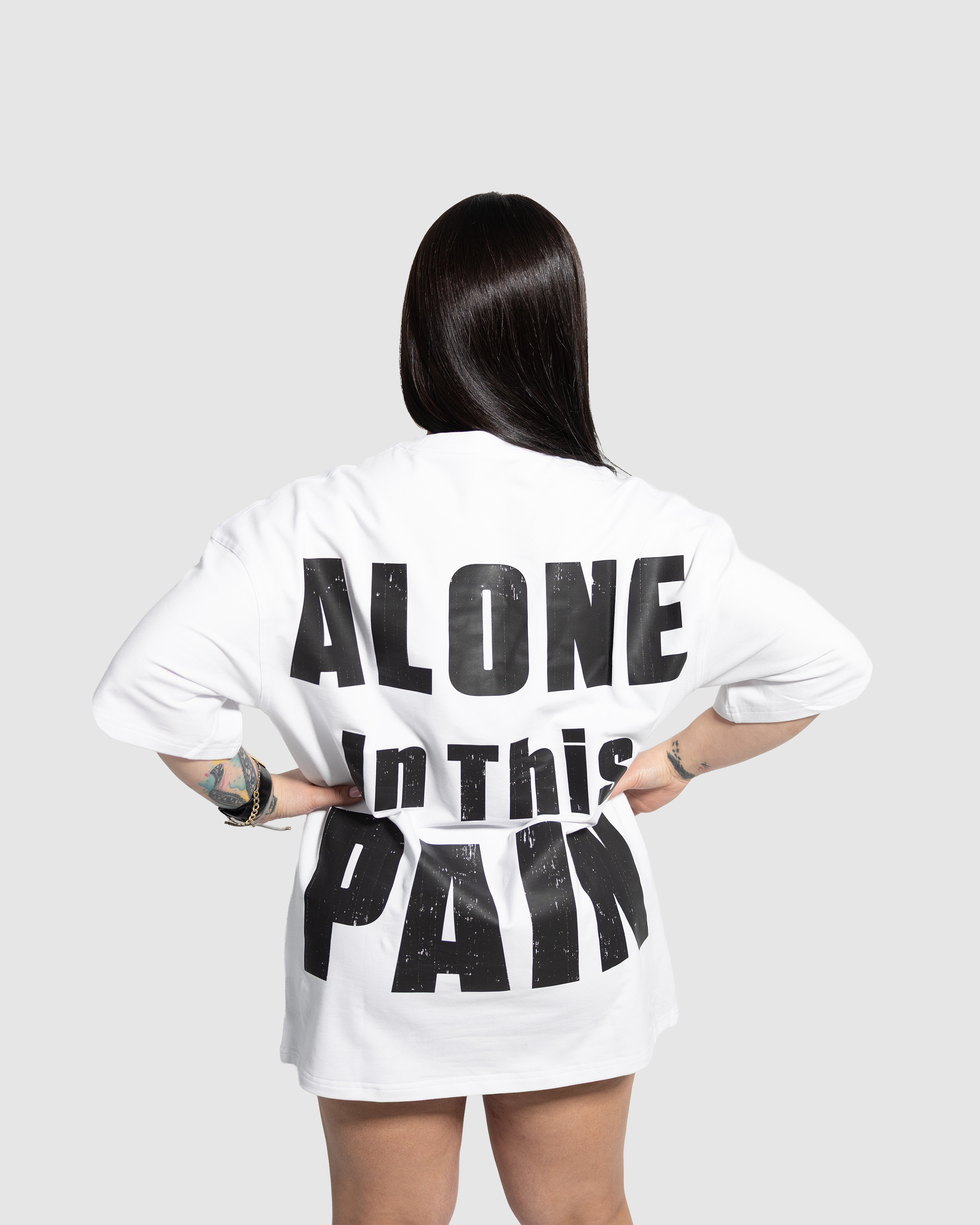 ALONE IN THIS PAIN WOMEN'S TEE