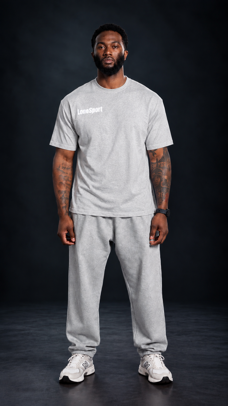 ALONE IN THIS PAIN OVERSIZED TEE