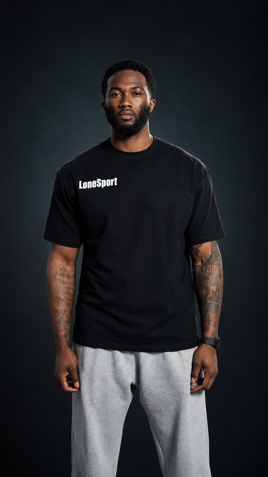ALONE IN THIS PAIN OVERSIZED TEE